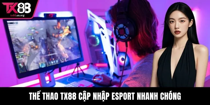 Thể thao TX88 cập nhập Esport nhanh chóng