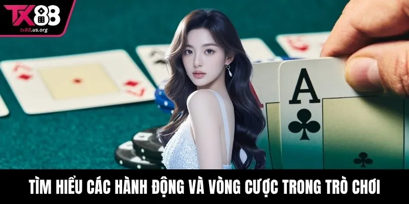 Tìm hiểu các hành động và vòng cược trong trò chơi